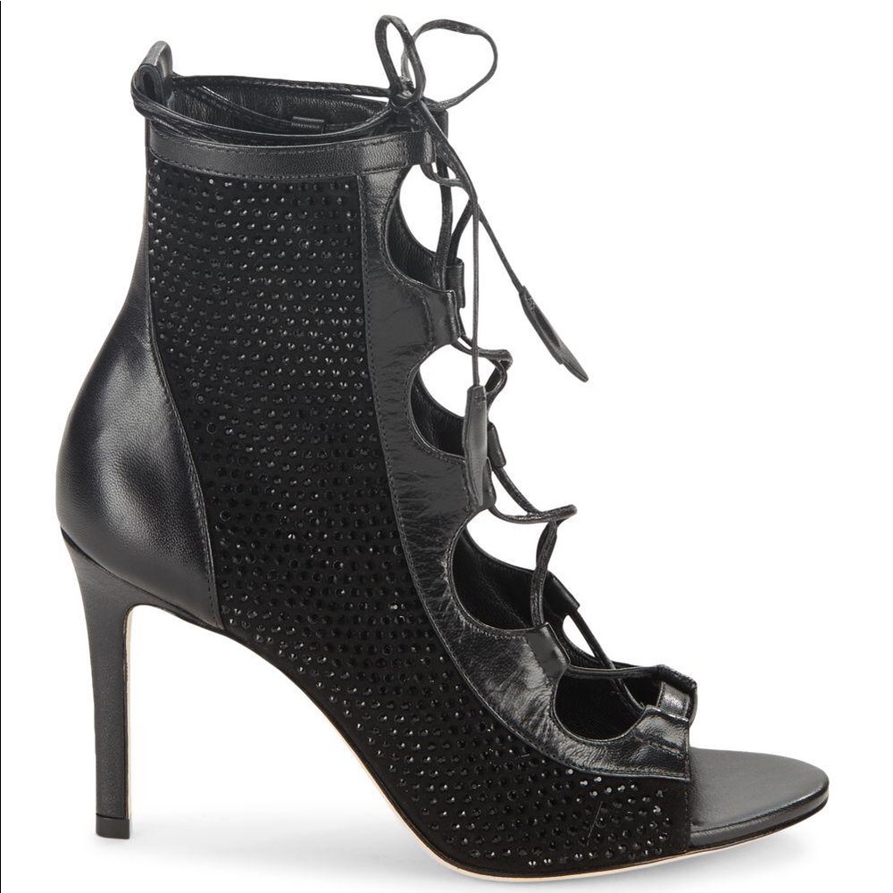 NIB ⭐️  Isa Tapia Nadia Lace-Up in Black Stones